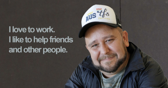 Christian says I love to work. I like to help friends and other people