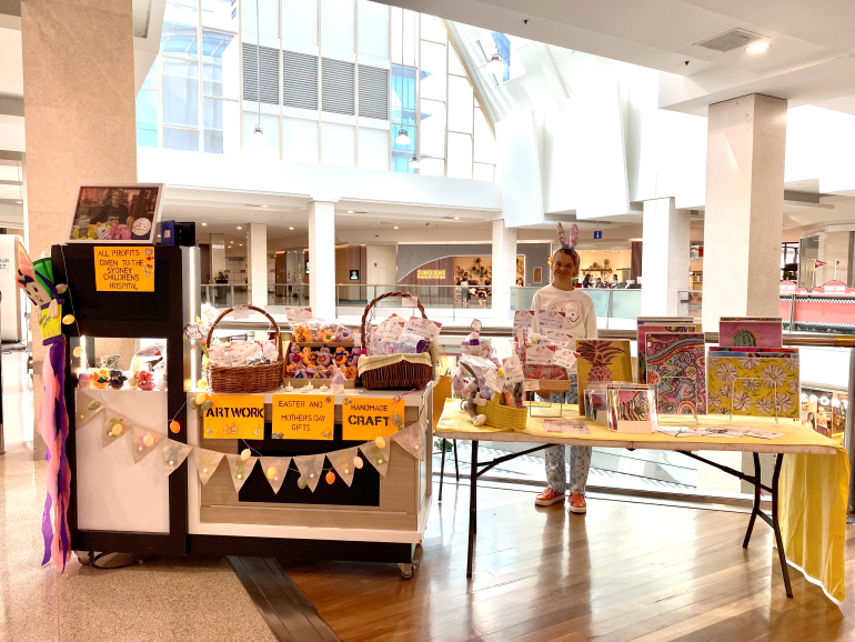 Marie's stall at East Gardens