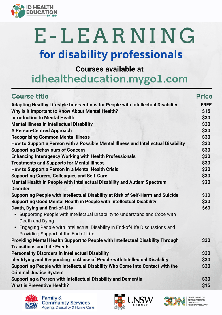 Disability professionals