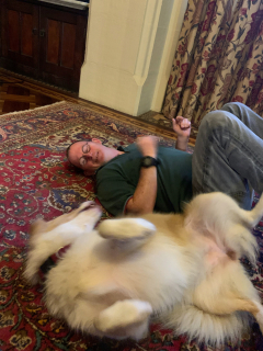 Nick with Honey