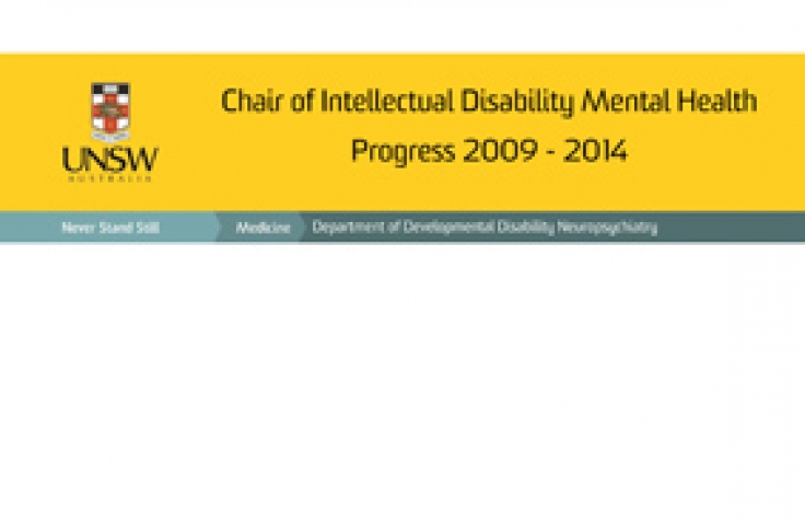 Chair IDMH Progress to Date 2009-2014